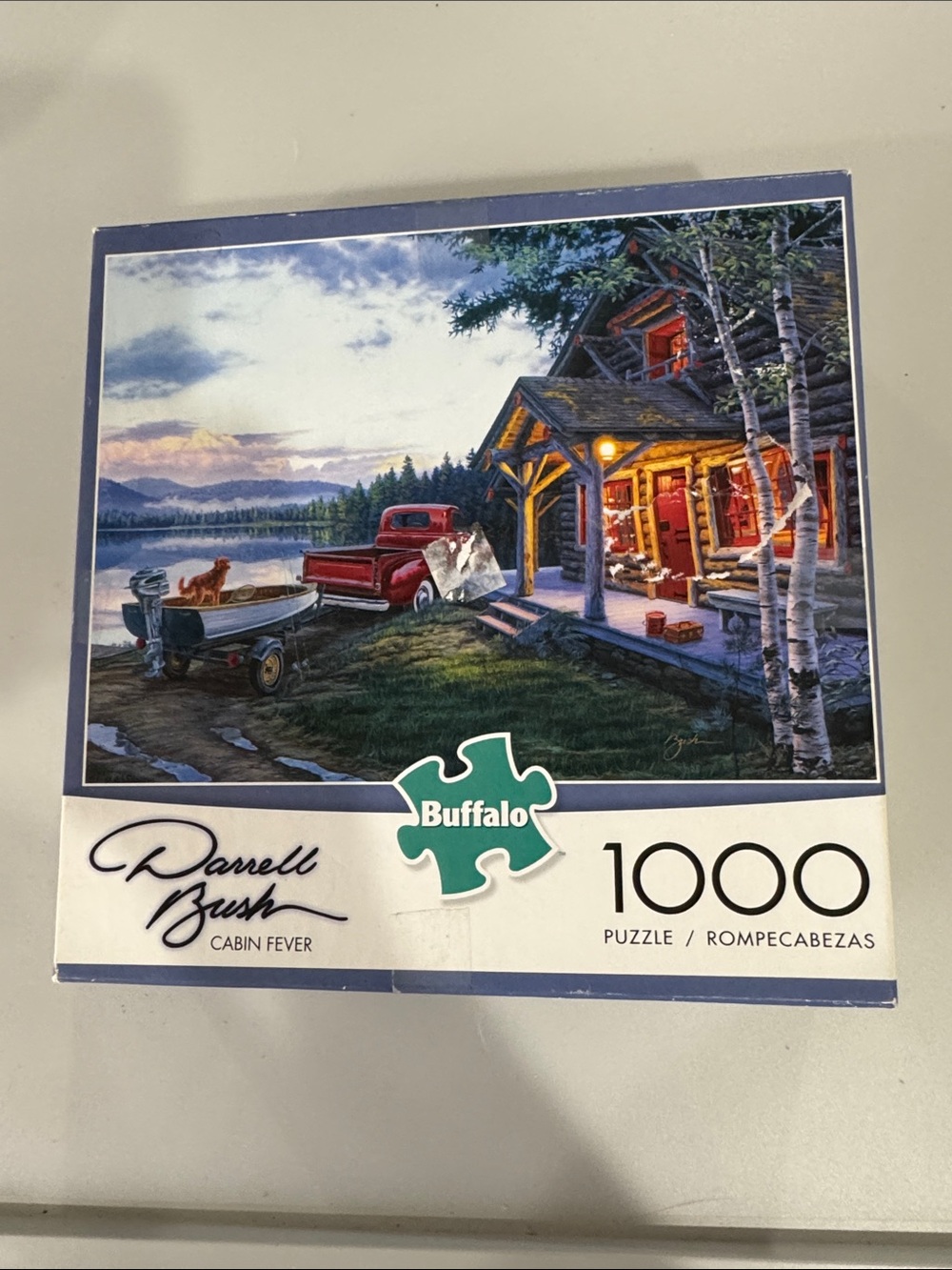 Buffalo David Bitton 1000-Piece Puzzle - Blue, Green, Red